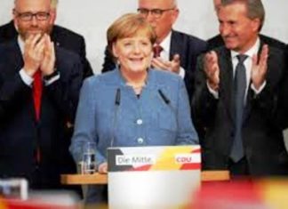 Angela Merkel holds on to power in German election – video