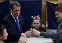 Greek Cypriot president wins second term