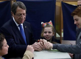 Greek Cypriot president wins second term