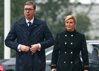 Protests greet Serbian president in Croatia amid tensions