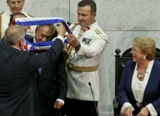 Conservative billionaire Pinera sworn in as president of Chile
