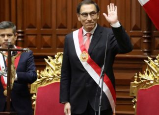 Martin Vizcarra sworn in as Peru’s new president