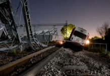 At least three killed after train derails in Greece