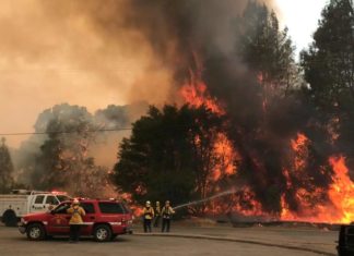 Evacuations ordered as California wildfires destroys buildings
