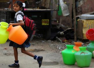 India faces scarcity of clean water supply