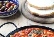 Spanish Beans with Tomatoes {+ Recipe Video}