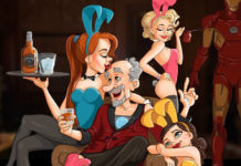 Artist Illustrates What Would Happen If Superhero And Cartoon Characters Got Old, And Thor Is Too Cute